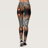 Fraktal Sun Graphic Custom Leggings (Rückseite)