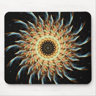 Fraktal Sunflower Mousepad