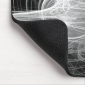 Fraktal Swirl III - Schwarz Mousepad (Ecke)