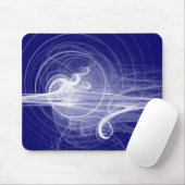 Fraktal Swirl III - Tiefe Marine Mousepad (Mit Mouse)