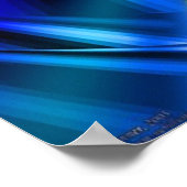 Fraktal Swirl Poster (Ecke)