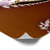 Fraktal Swirl Poster (Ecke)