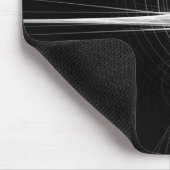 Fraktal Swirl - Schwarz Mousepad (Ecke)