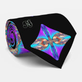Fraktal symmetrische Halsbinde Krawatte (Gerollt)