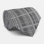 Fraktal Tartan Krawatte (Gerollt)