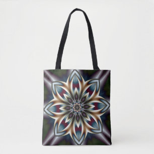 Fraktal-Tasche aus Kristall-Blume Tasche