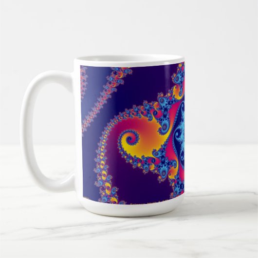 Fraktal-Tasse - Mandelbrot Set Kaffeetasse (Links)