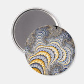 FRAKTAL TELLER - FRAKTAL MAGNET (Vorderseite/Rückseite)