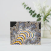 Fraktal Teller - Fraktal Postkarte (Stehend Vorderseite)