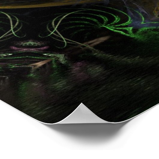 Fraktal Temple Poster (Ecke)