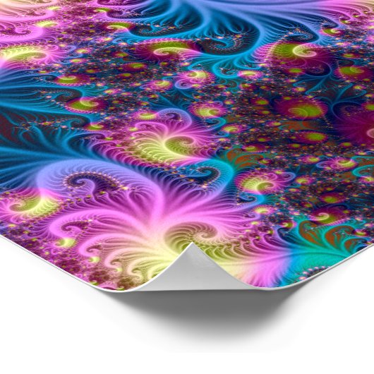 Fraktal Tentacles Poster (Ecke)