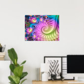 Fraktal Tentacles Poster (Heimbüro)