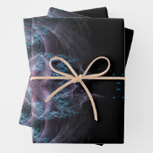 Fraktal-Textur-Hintergrund-Design Geschenkpapier Set (Beispiel)