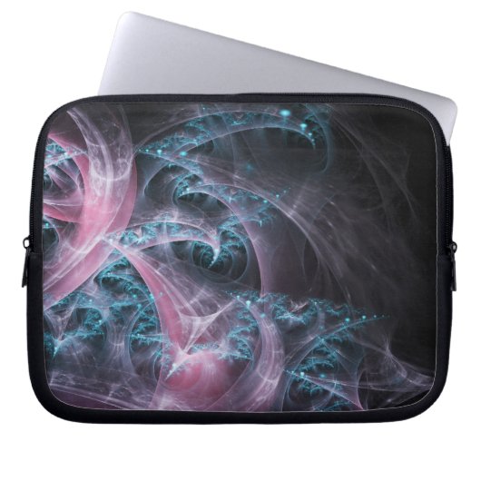 Fraktal-Textur-Hintergrund-Design Laptopschutzhülle (Vorderseite)