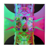 Fraktal-Tier Fliese (Vorderseite)