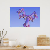 Fraktal Torus Progression 2 Poster (Küche)