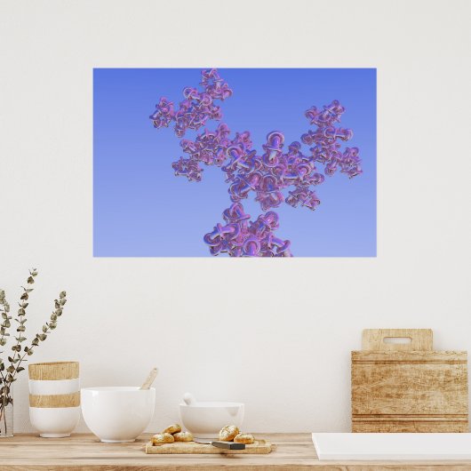 Fraktal Torus Progression 4 Poster (Küche)