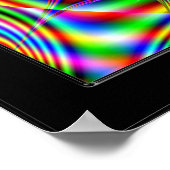 Fraktal-Totenmaske Tutankhamun Poster (Ecke)