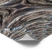 Fraktal Tracing of Tree Bark Poster (Ecke)