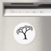Fraktal Tree Black Magnet (In Situ (Geschirrspüler))