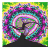 Fraktal Tree Custom 4" Foto Cube Würfel (Vorderseite)