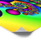 Fraktal Tree of Life Poster (Ecke)