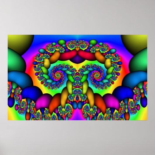 Fraktal Tree of Life Poster (Vorne)