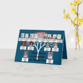 Fraktal Tree Pink Ocean Blue Fotos Karte (Gelbe Blume)