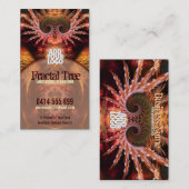 Fraktal Tree Visionary New Age & Logos Business Ca Visitenkarte (Vorne/Hinten)