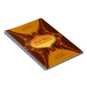 Fraktal Tribal Wings Notebook Notizblock (Rechte Seite)