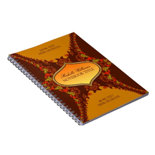 Fraktal Tribal Wings Notebook Notizblock (Rechte Seite)