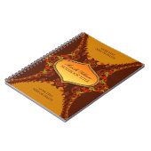 Fraktal Tribal Wings Notebook Notizblock (Linke Seite)