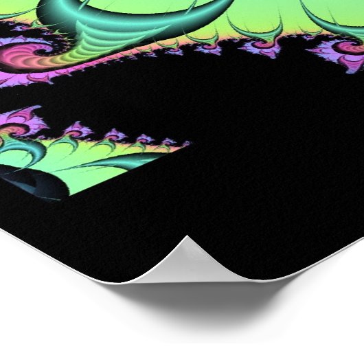 Fraktal Triptych #1 Poster (Ecke)