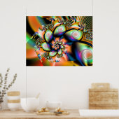 Fraktal Tropical Smoothie Poster (Küche)