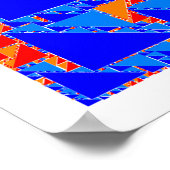 Fraktal-Trücheln Poster (Ecke)