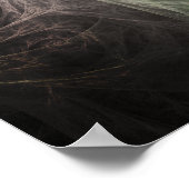 Fraktal über die Materie Poster (Ecke)