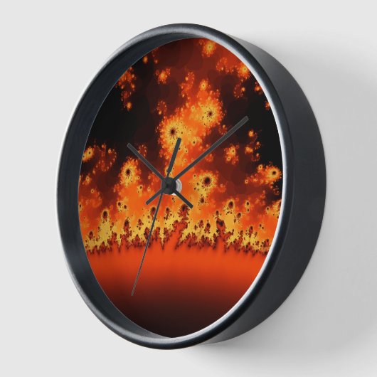 Fraktal-Uhr Wanduhr (Winkel)