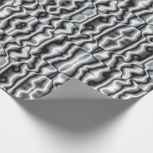 Fraktal-Umschlagpapier Geschenkpapier (Ecke)