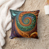 fraktal und farbenfroh, moderne und geometrisch kissen (Decke)