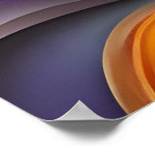 fraktal und farbenfroh, moderne und geometrisch poster (Ecke)