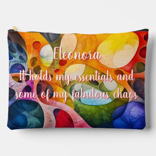 Fraktal Universe - Fabulous Chaos Large Pouch Zubehörtasche (Vorderseite)