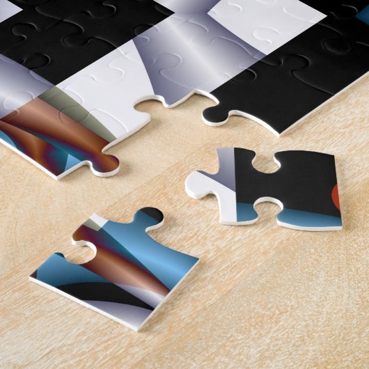 Fraktal-verrückte Steppdecke Puzzle (Seite)