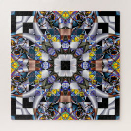 Fraktal-verrückte Steppdecke Puzzle