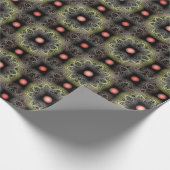 Fraktal visuelles harmonisches Muster Geschenkpapier (Ecke)