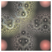 Fraktal visuelles harmonisches Muster Stoff (Nahaufnahme)