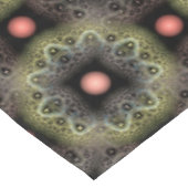 Fraktal visuelles harmonisches Muster Tischdecke (Schrägansicht)