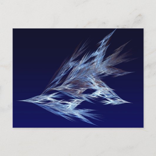 Fraktal - Vögel im Flug Postkarte (Vorderseite)