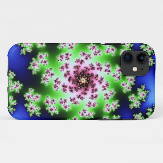 Fraktal Vortex Case-Mate iPhone Hülle (Rückseite (Horizontal))