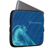 Fraktal-"Wächter-Engels-" Computer-Hülse Laptopschutzhülle (Vorne Rechts)