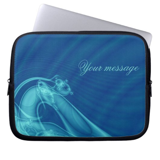 Fraktal-"Wächter-Engels-" Computer-Hülse Laptopschutzhülle (Vorderseite)